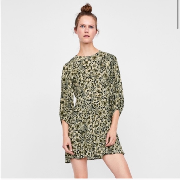 Zara Dresses & Skirts - Zara basic floral mini dress